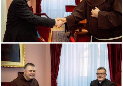 Kardinal Bozanić primio franjevačkog provincijala fra Milana Krištu