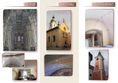 Potresom stradale crkve i samostani
