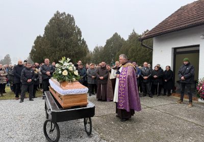Sprovod gđe Katarine Hruška r. Bobok, majke fra Tomice Hruška