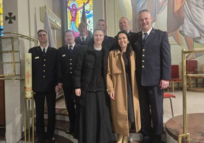 Klapa Sveti Juraj HRM-a predvodila pjevanje na misi u župi Svete Obitelji u Osijeku