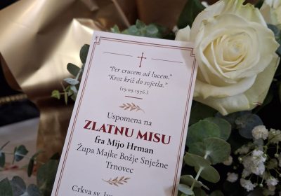 Fra Mijo Hrman proslavio zlatnu misu u Varaždinu
