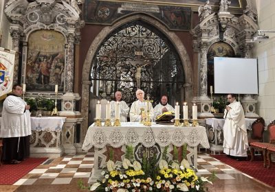 Proslava 50. godišnjice svećeništva fra Josipa Percana na Trsatu